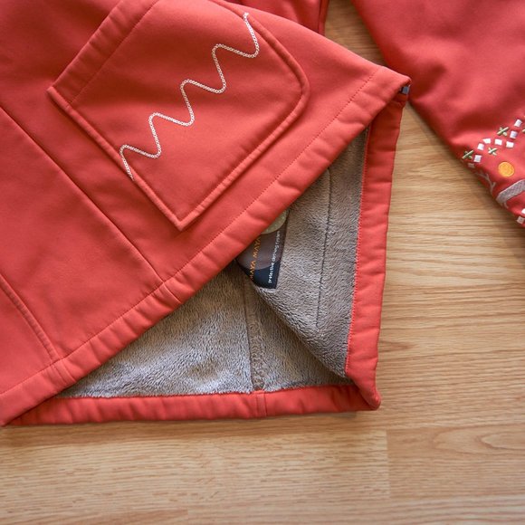 MAYA MAYA Women s Climate Control Embroidered Orange Slim Jacket Size L - Picture 11 of 14